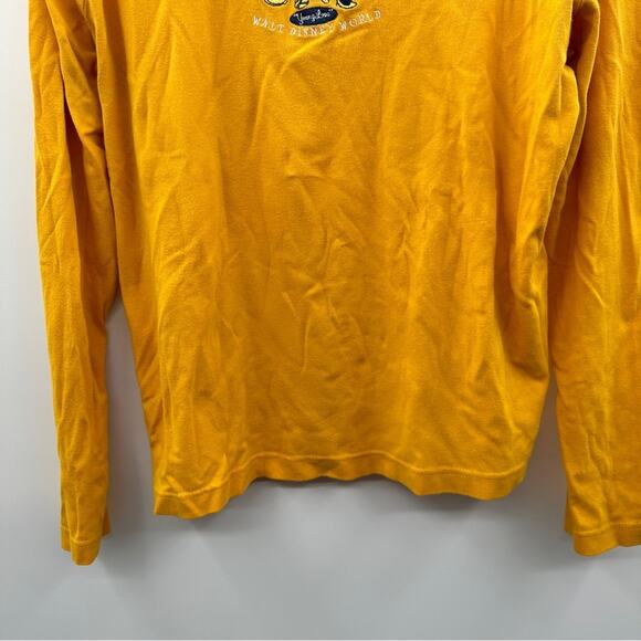 Vintage 90s Disney World Mickey & Minnie Mouse Embroidered Long Sleeve Shirt L - Picture 3 of 8